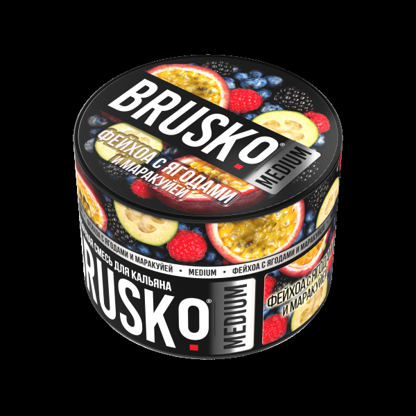 Смесь Brusko Medium Фейхоа С Ягодами И Маракуйей  50 гр в Челябинске