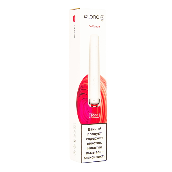 Plonq Plus Pro Баббл Гам (4000 Затяжек) 20 Мг в Челябинске