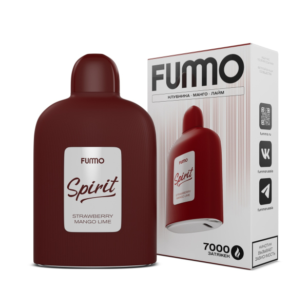 Электронка Fummo Spirit Клубника Манго Лайм  в Челябинске