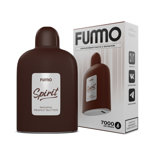 Электронка Fummo Spirit Арахисовая Паста С Бананом  в Челябинске