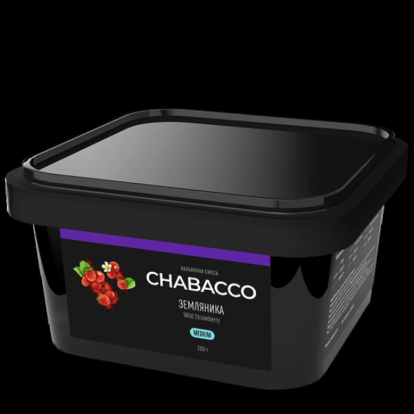 Смесь Chabacco Wild Strawberry    Medium 200 гр в Челябинске
