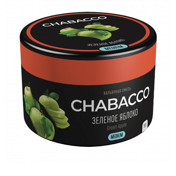 Смесь Chabacco Green Apple    Medium 50 гр в Челябинске