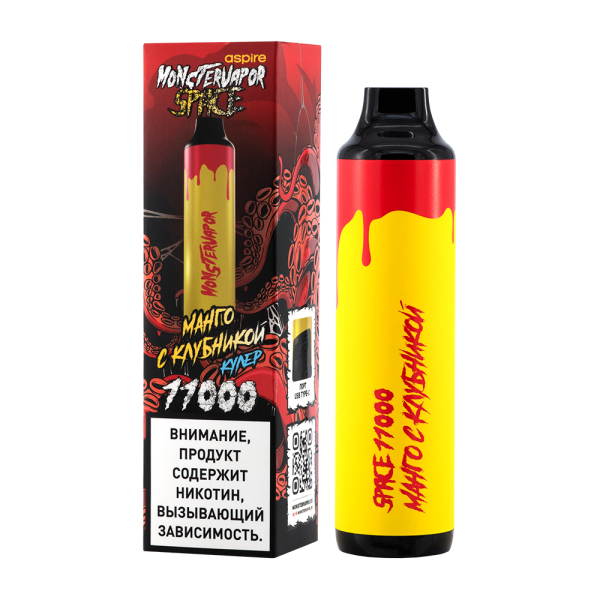 Электронка Monstervapor Space Манго И Клубника (11000 Затяжек) в Челябинске