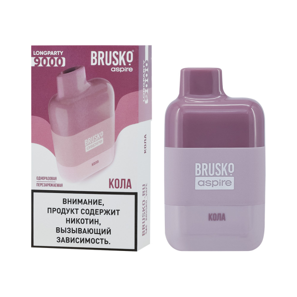 Электронка Brusko Longparty Кола (9000 Затяжек) в Челябинске