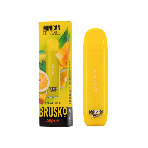 Электронка Brusko Minican Ананас С Помело (1500 Затяжек) в Челябинске