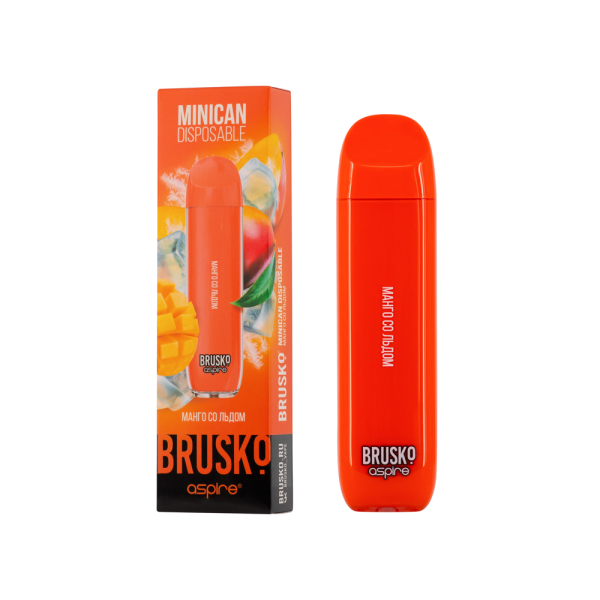 Электронка Brusko Minican Манго Со Льдом (1500 Затяжек) в Челябинске