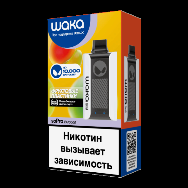 Электронка Waka Фруктовые Пластинки(10000 Затяжек) в Челябинске