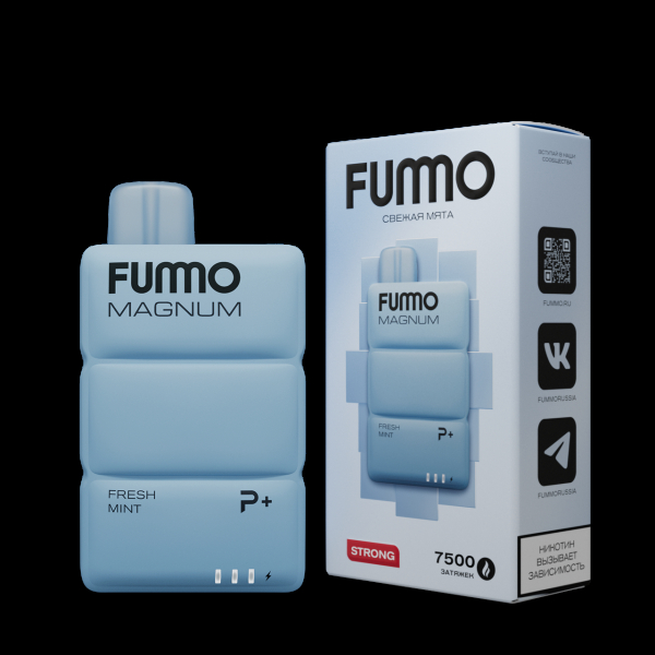 Электронка Fummo Magnum Свежая Мята (7500 Затяжек) в Челябинске
