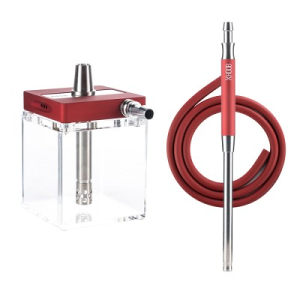 Кальян Hoob Subatom Wine Red Stainless Steel в Челябинске