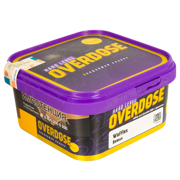 Табак Overdose Waffles  200 грамм в Челябинске