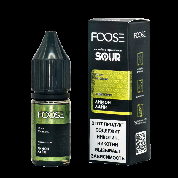 Жидкость Foose Sour Лимон Лайм 10 Мл в Челябинске