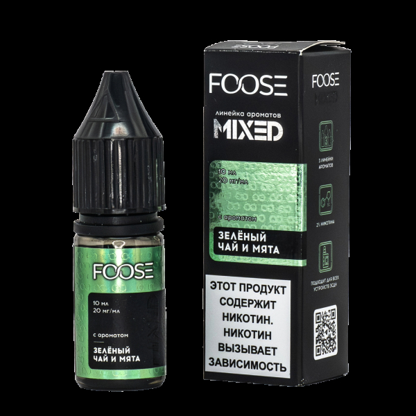 Жидкость Foose Mixed Зеленый Чай И Мята 10 Мл в Челябинске