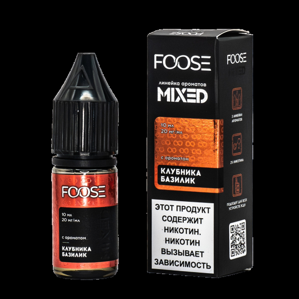 Жидкость Foose Mixed Клубника Базилик 10 Мл в Челябинске