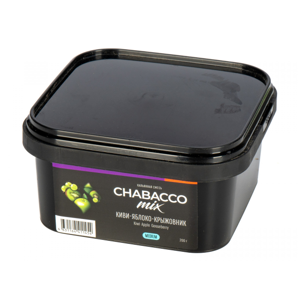 Смесь Chabacco Mix Medium Kiwi Apple Gooseberry  200 гр в Челябинске
