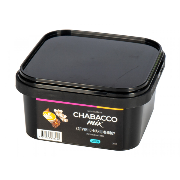 Смесь Chabacco Mix Medium Cappuccino Marshmallow  200 гр в Челябинске
