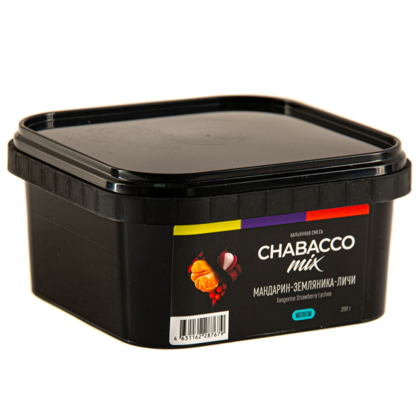 Смесь Chabacco Mix Medium Tangerine Strawberry Lychee  200 гр в Челябинске