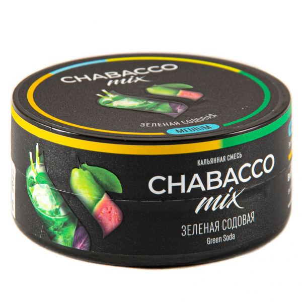 Смесь Chabacco Mix Medium Green Soda  25 гр в Челябинске