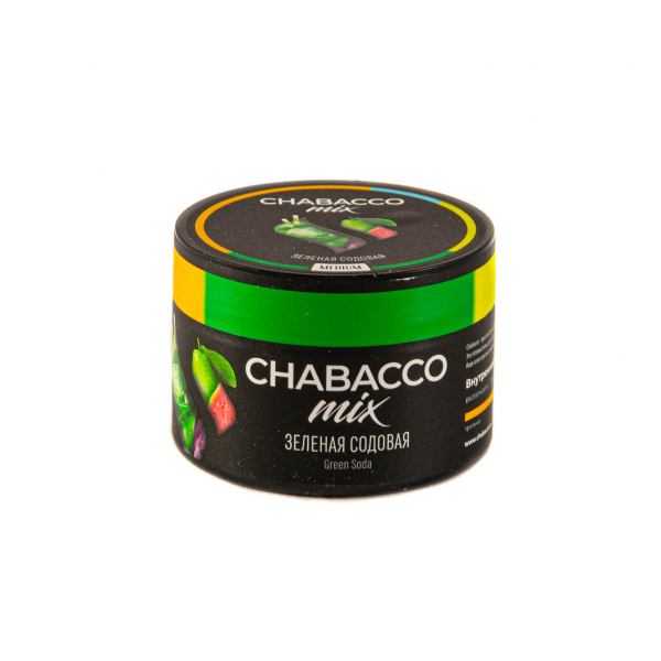 Смесь Chabacco Mix Medium Green Soda  50 гр в Челябинске