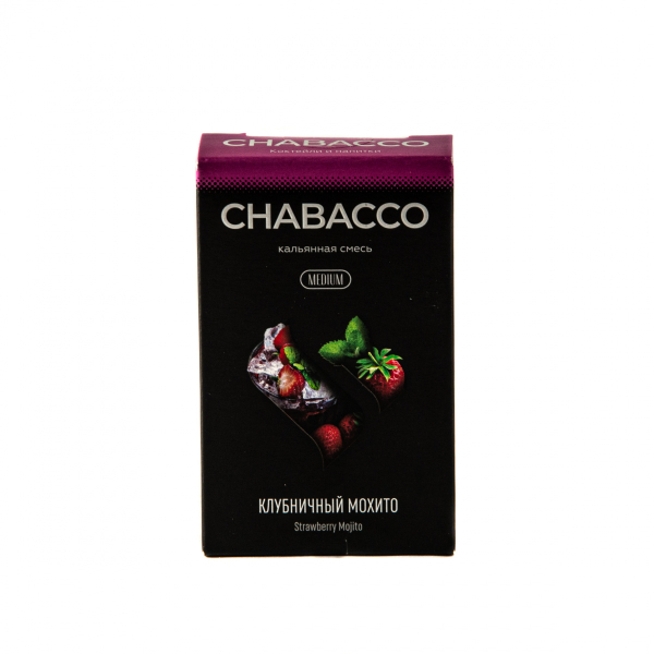 Смесь Chabacco Mix Medium Strawberry Mojito  50 гр в Челябинске