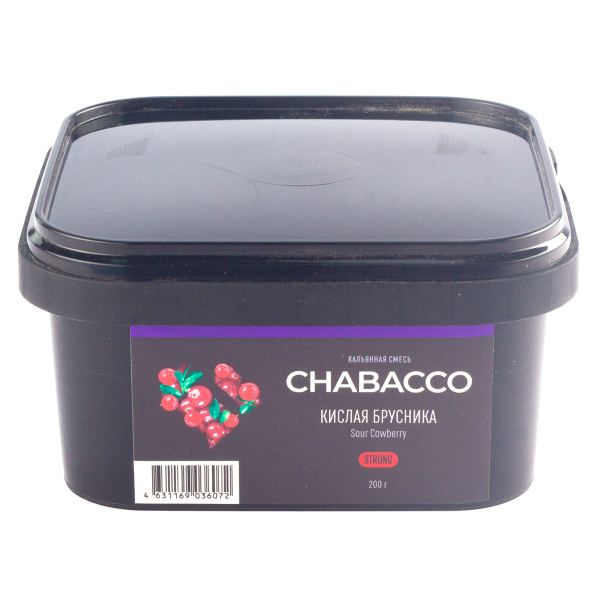 Смесь Chabacco Strong Sour Cowberry  200 гр в Челябинске
