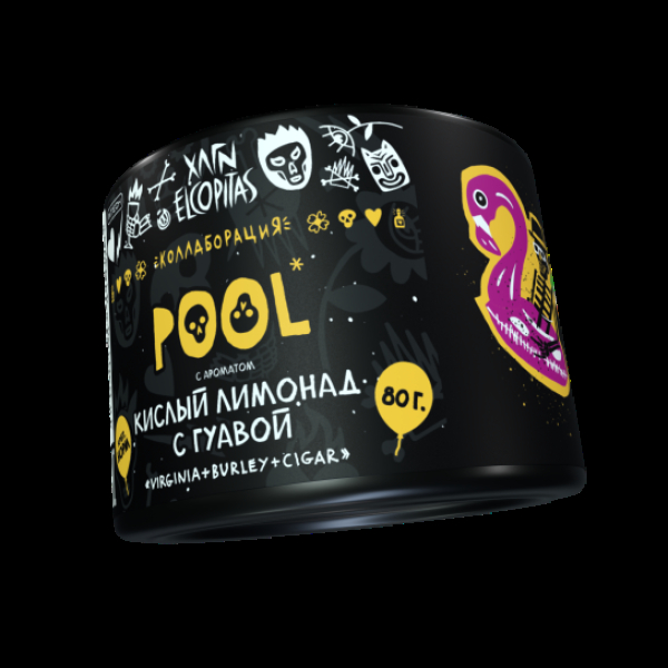Табак  Хулиган Pool (Кислый Лимонад С Гуавой)  80 грамм в Челябинске