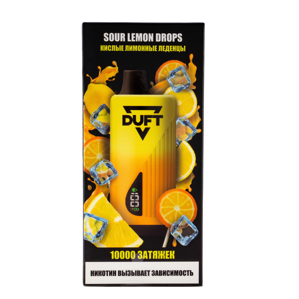 Электронка Duft Sour Lemon Drops (10000 Затяжек) в Челябинске