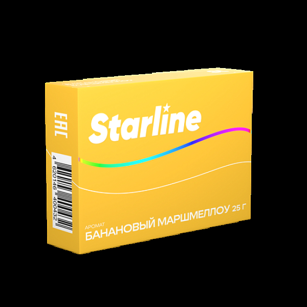 Табак Starline Банановый Маршмеллоу  25 грамм в Челябинске