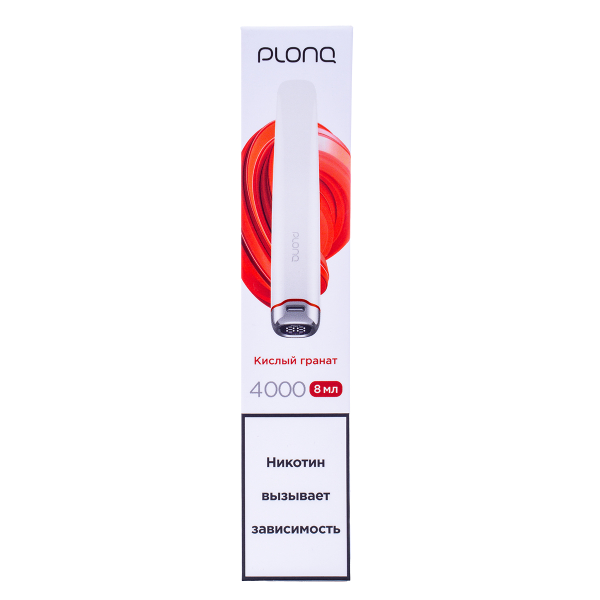 Электронка Plonq Plus Pro Кислый Гранат (4000 Затяжек) 20 Мг в Челябинске