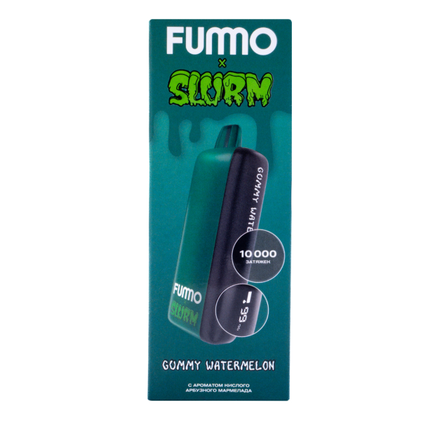 Электронка Fummo Indic Slurm Кислый Арбузный Мармелад (10 000 Затяжек) в Челябинске