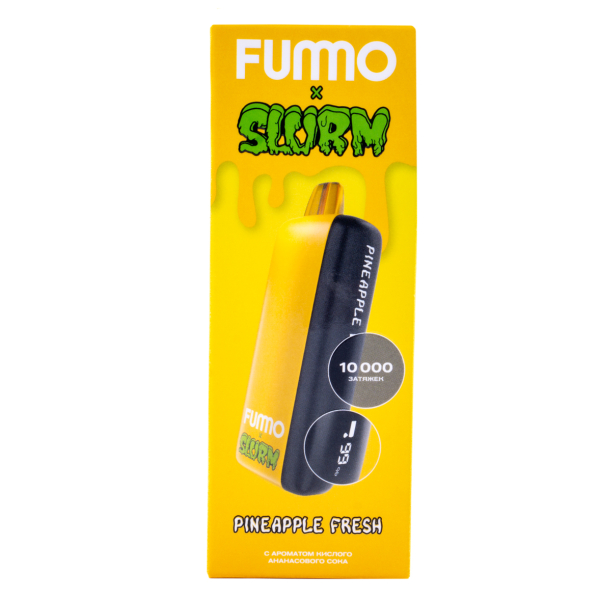 Электронка Fummo Indic Slurm Кислый Ананасовый Сок (10 000 Затяжек) в Челябинске