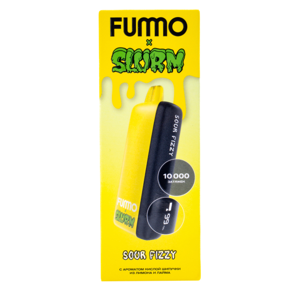 Электронка Fummo Indic Slurm Кислая Шипучка Из Лимона И Лайма (10 000 Затяжек) в Челябинске