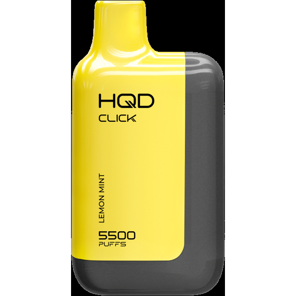 POD-система Hqd Click Устройство + Картридж Лимон Мята (5500 Затяжек) в Челябинске