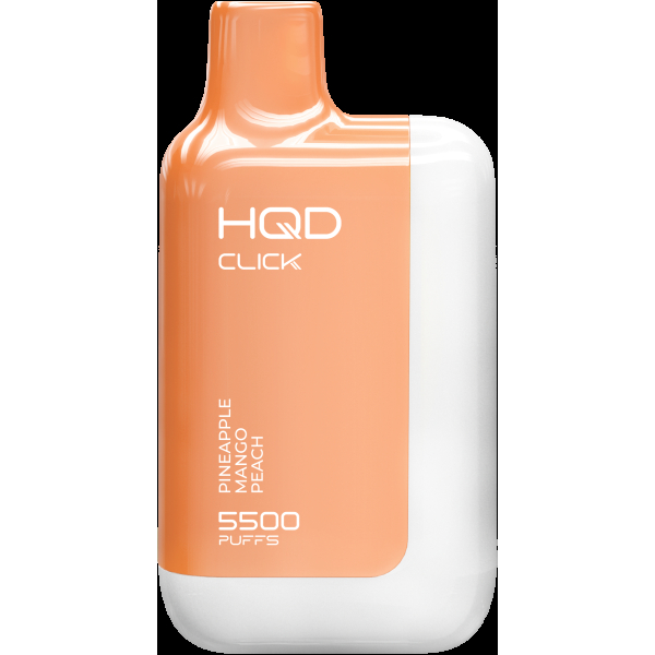 POD-система Hqd Click Устройство + Картридж Ананас Манго Персик (5500 Затяжек) в Челябинске