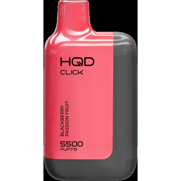 POD-система Hqd Click Устройство + Картридж Ежевика Мараккуйя (5500 Затяжек) в Челябинске