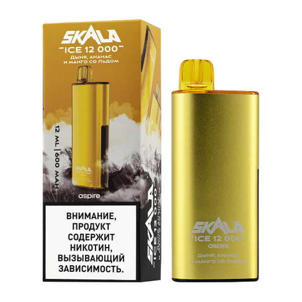 Электронка Skala Ice 12000 Дыня,Ананас И Манго Со Льдом в Челябинске