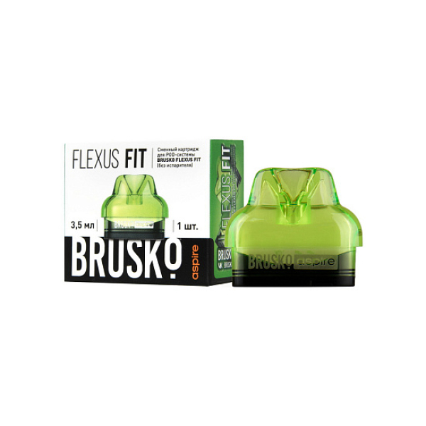 Сменный Картридж Brusko Flexus Fit (Зеленый) 3,5 Мл, Упак. 1 Шт в Челябинске