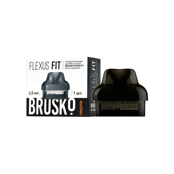 Сменный Картридж Brusko Flexus Fit (Черный) 3,5 Мл, Упак. 1 Шт в Челябинске