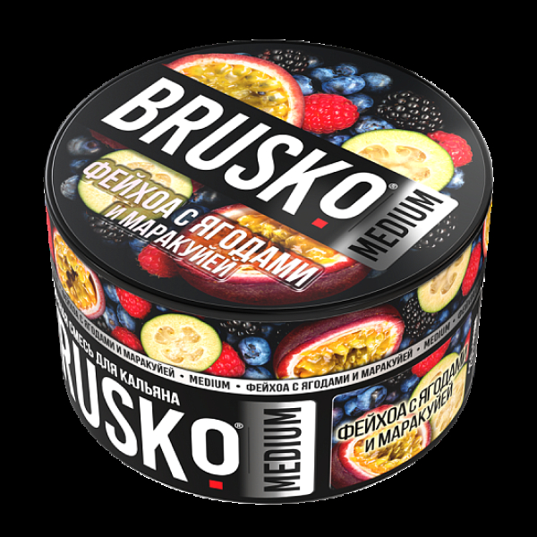 Смесь Brusko Фейхоа С Ягодами И Маракуйей (Medium)  250 гр в Челябинске