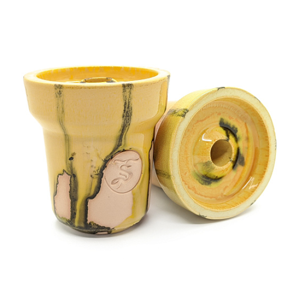 Чаша St Bowls Phunnel Glaze Желтая С Полосками в Челябинске