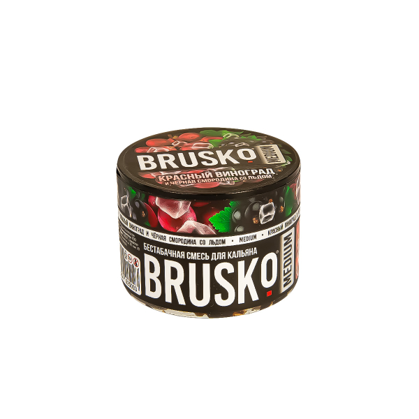 Смесь Brusko Medium Красный Виноград И Чёрная Смородина Со Льдом  50 гр в Челябинске