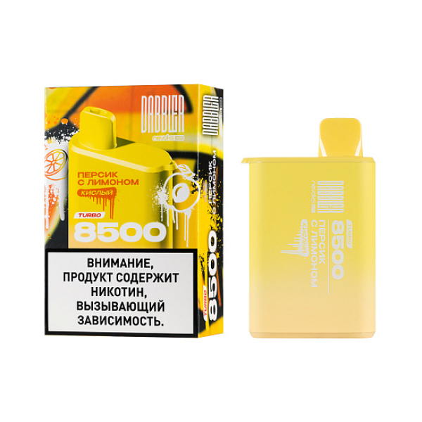 Электронка Dabbler Turbo Персик С Лимоном 8500 затяжек в Челябинске