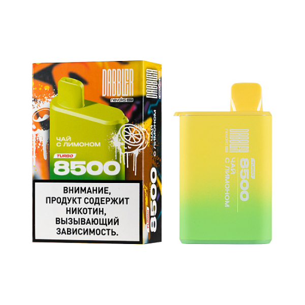 Электронка Dabbler Turbo Чай С Лимоном 8500 затяжек в Челябинске