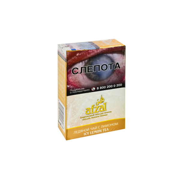Табак Afzal Icy Lemon Tea 40 грамм  в Челябинске