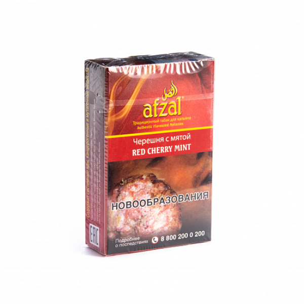 Табак Afzal Red Cherry Mint 40 грамм  в Челябинске