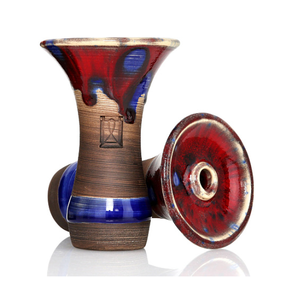 Чаша Werkbund Evo Deep Crazy Red Blue для кальяна в Челябинске