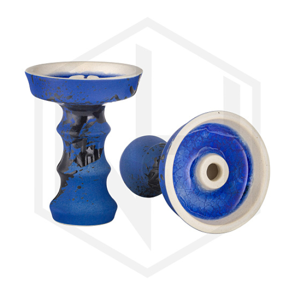 Чаша Nejn Lotus Matt Blue Голубая для кальяна в Челябинске