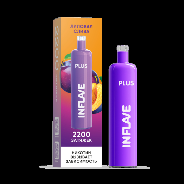 ЭСДН Inflave Plus Лиловая Слива 2200 затяжек в Челябинске