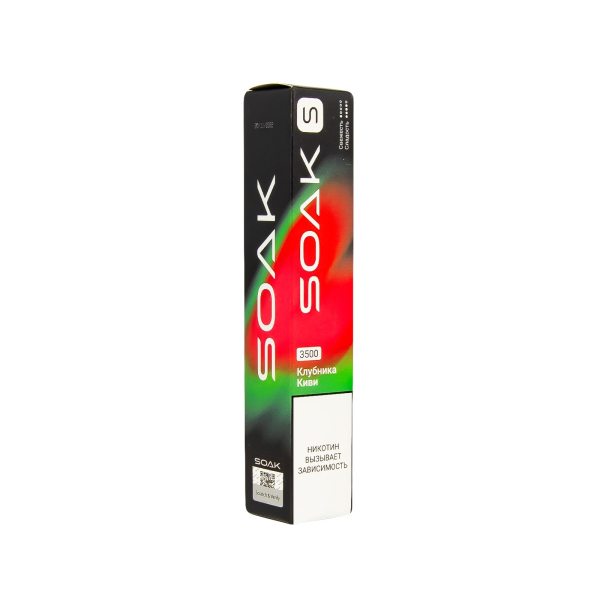 ЭСДН SOAK S Strawberry Kiwi 3500 тяг в Челябинске