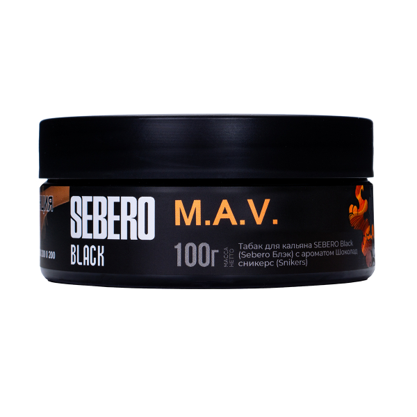 Табак Sebero Black M.a.v. 100 грамм в Челябинске