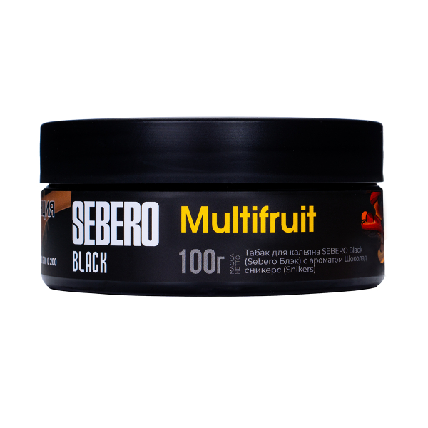 Табак Sebero Black Multifruit 100 грамм в Челябинске
